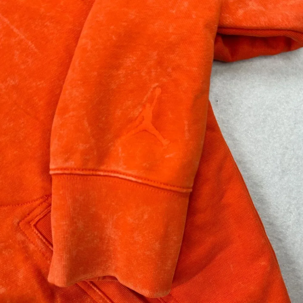 Nike Jordan Sport DNA Hoodie Men M Orange Sweat shirt Streetwear Basketball NWOT - Picture 9 of 10